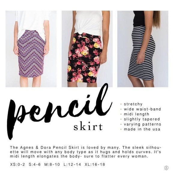 Gorgeous Floral Pencil Skirt Xxs but A&D - Picture 2 of 2